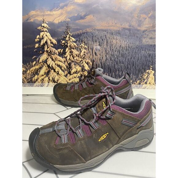 KEEN Womens Steel Toe Work Safety Low Shoe Hiking Size 10 M ASTM f2413-11 - Picture 6 of 10